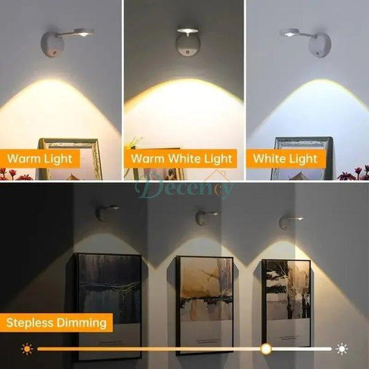 LED Motion Sensor Night Light Wireless USB Rechargeable