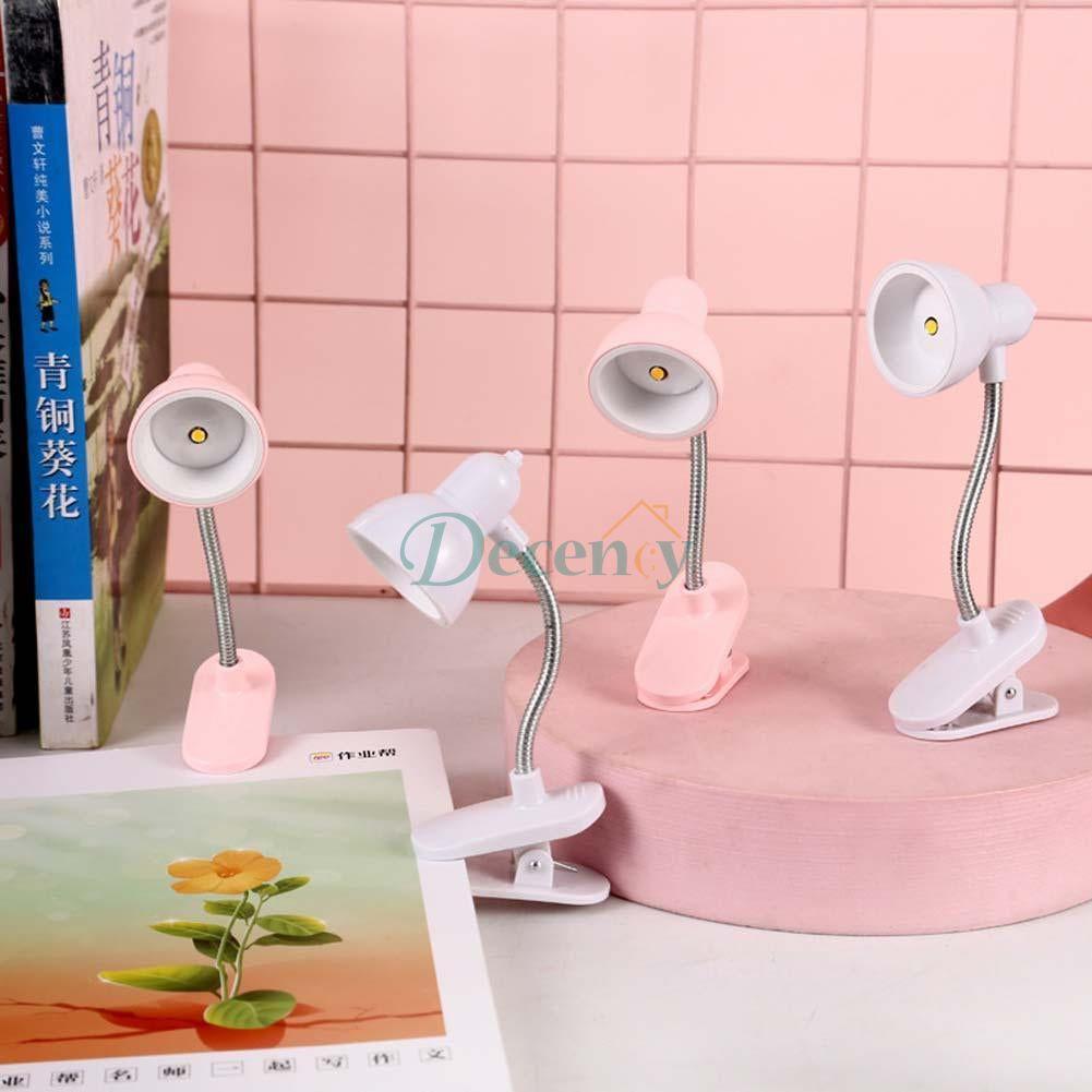 LED Book Light Reading Night Lights Cute Mini Table Lamp 360 Degree Rotatable