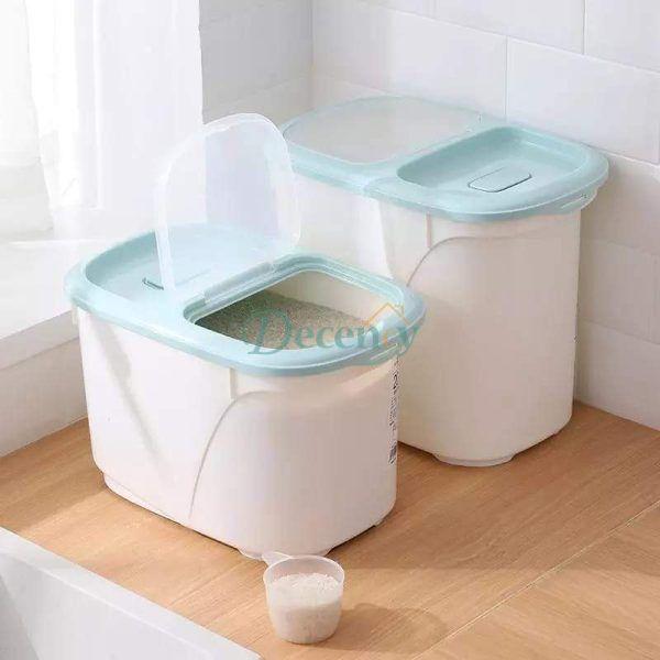 15 kg Rice Container With Wheels - Decency
