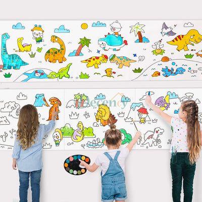 Children Coloring Drawing Roll Sticker (59 Inch Lenght)