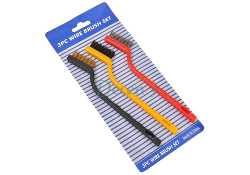 3 Pcs Mini Wire Brush Set - Decency