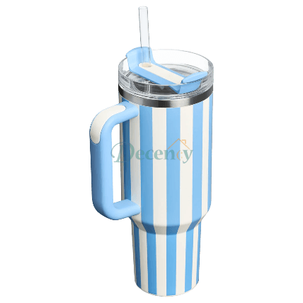 Stanley Quencher H2.0 Tumbler 40 oz - Cornflower cabana Gloss