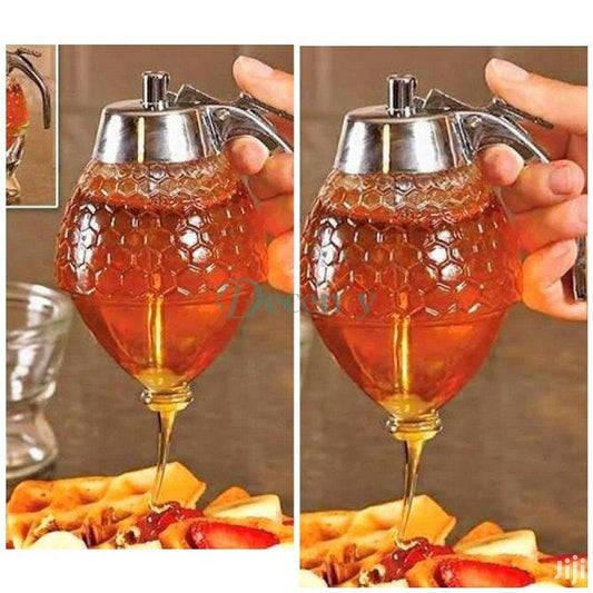 Acrylic Honey Dispenser Transparent Honey Storage Bottle Container