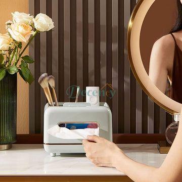 Elegant Tissue Box With Magnetic Opening