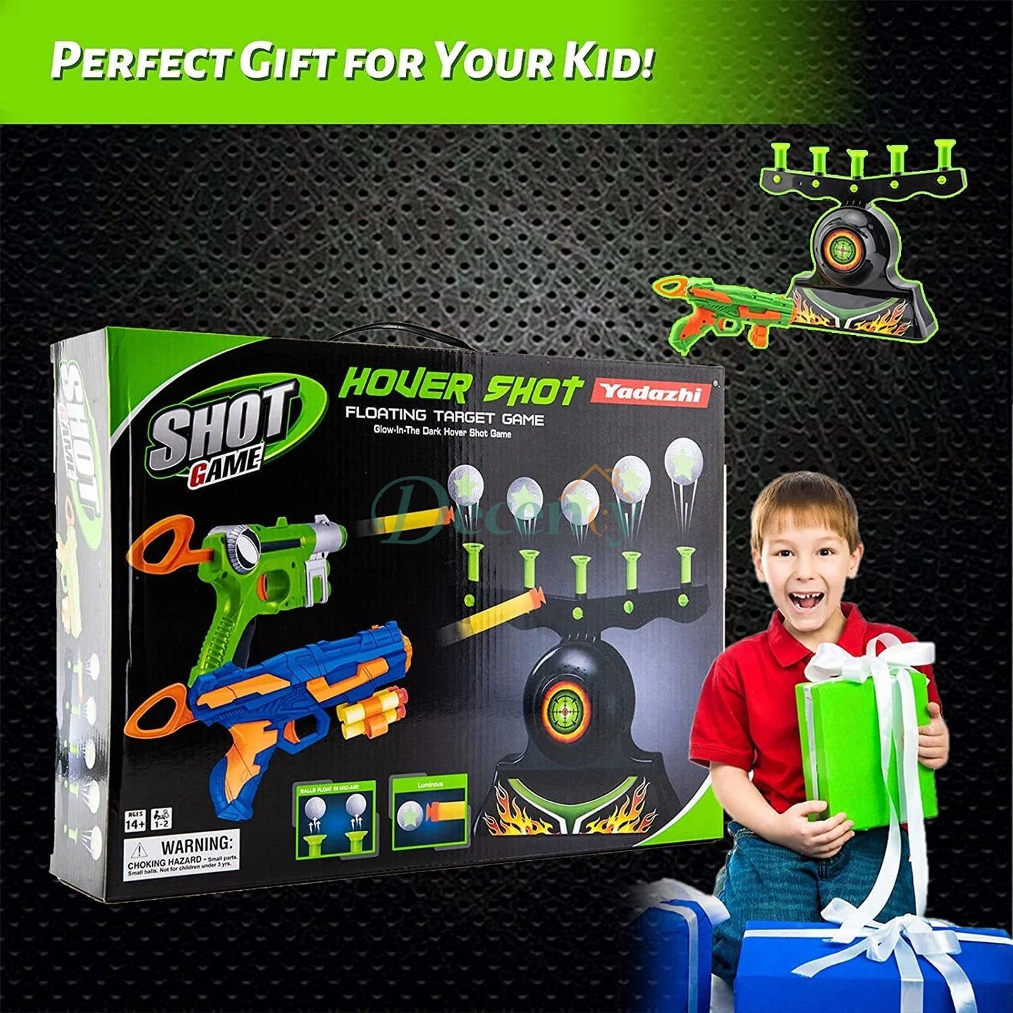 Electric hover shot target practice toys - Decency