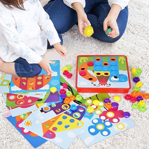 3D Button Art Toys