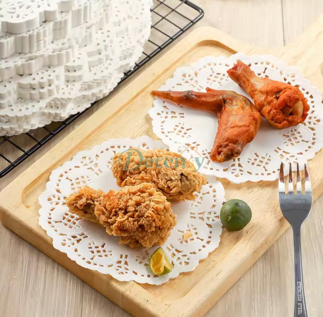 Round Lace Coaster Place Mat
