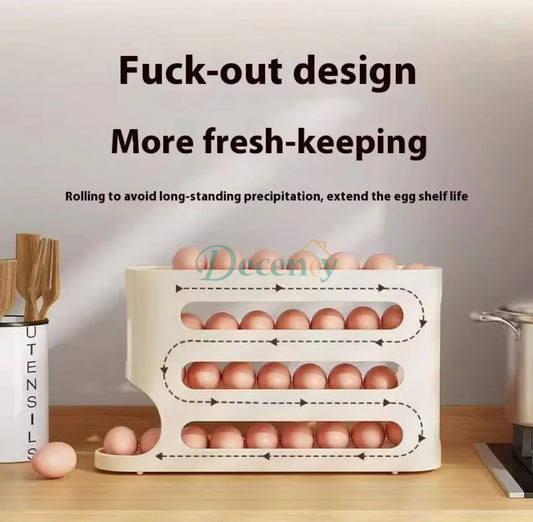 Automatic Rolling Egg Storage Box