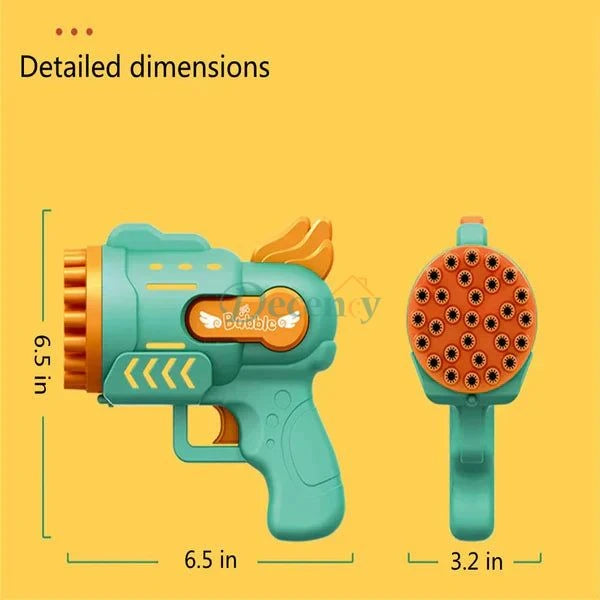 Bubble Machine Gun 29 Holes Blaster For Kids