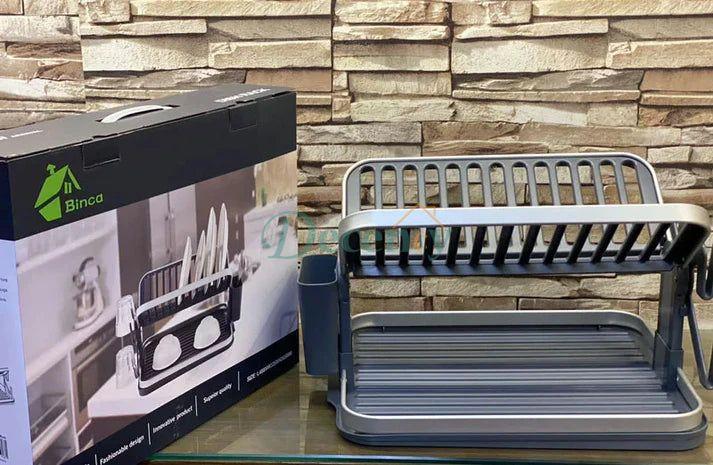 Binca 2 Tier Foldable Dish Rack