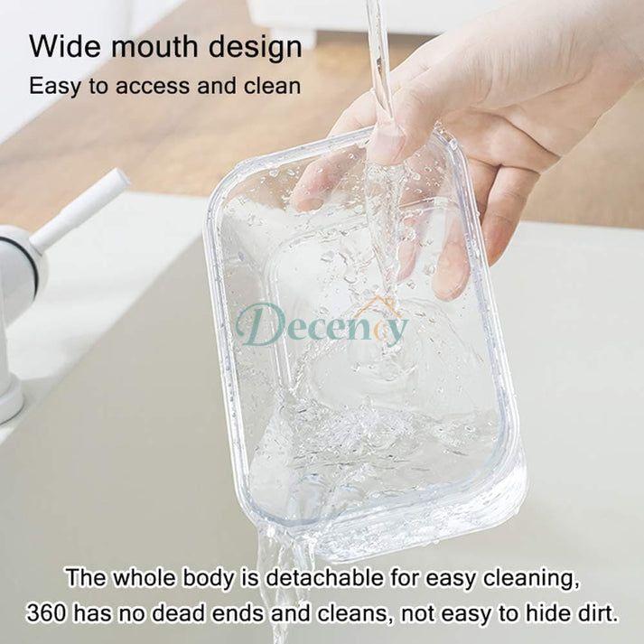 Set Of 3 Acrylic Containers