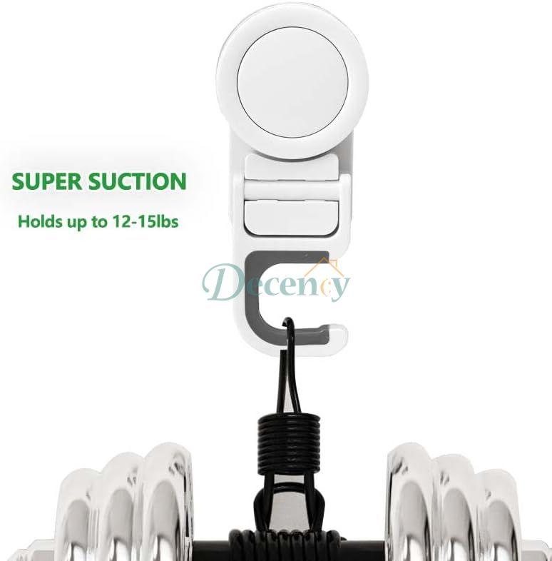 Suction Cup Mop Holder and Self-Adhesive Mop Holder