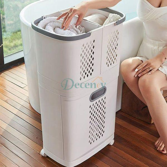 Laundry Baskets With Wheels Trolley