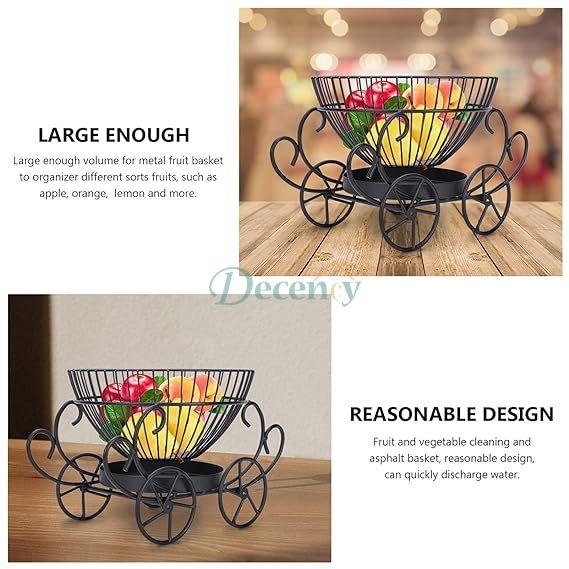 2 Tier Decorative Fruit Basket