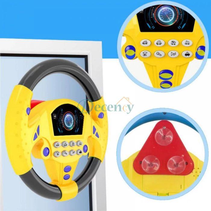 Multifunctional Musical Steering Wheel for Kids