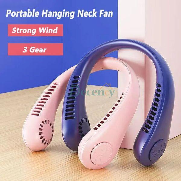 Portable Neck Fan Bladeless Fan with 3 Mode Speed - Decency