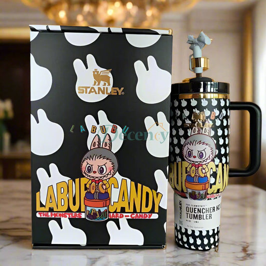 Stanley X Labubu Quencher Flow-State 2.0 Tumbler 40oz With Accessories