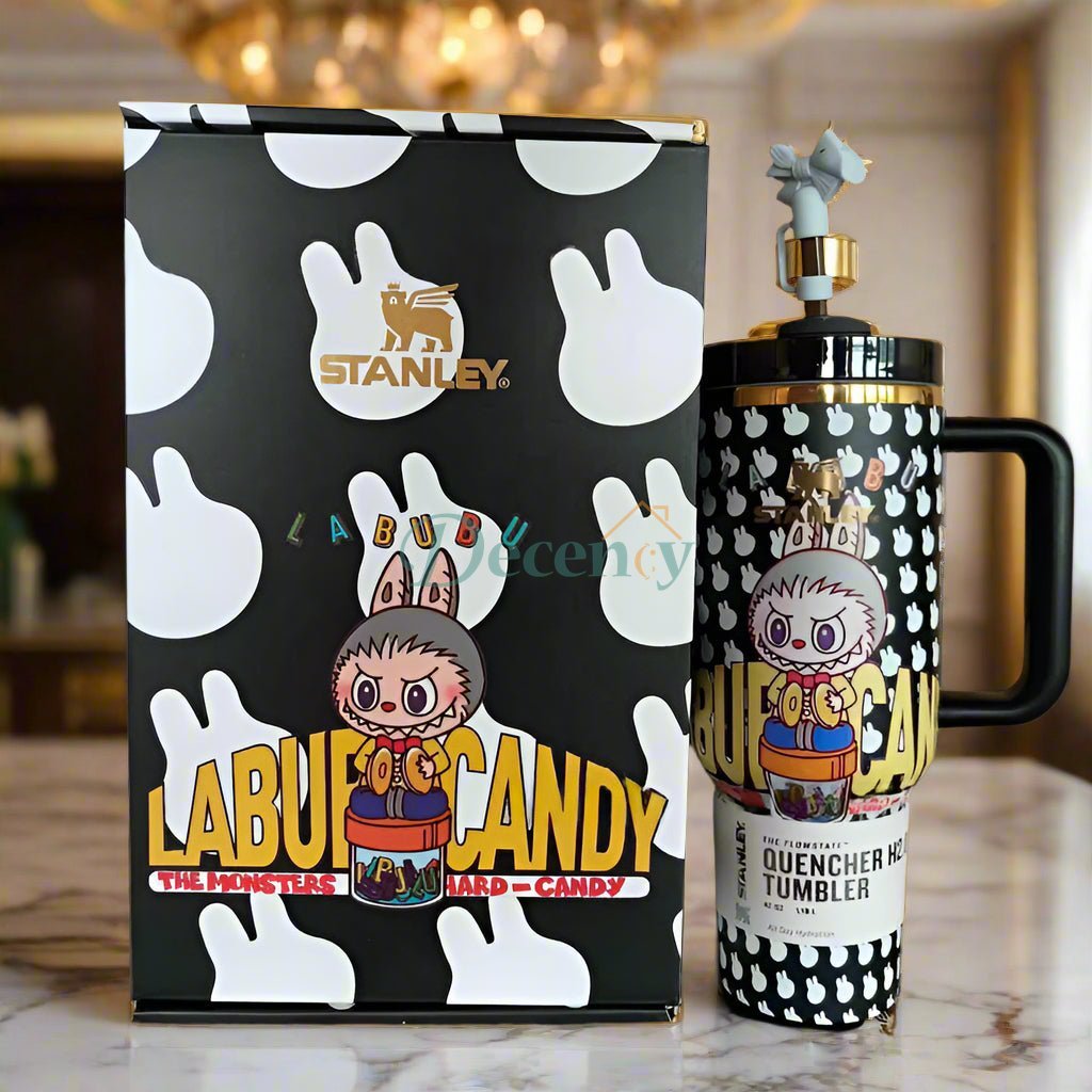 Stanley X Labubu Quencher Flow-State 2.0 Tumbler 40oz With Accessories