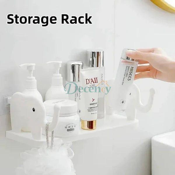 Wall Mounted Elephant Storage Rack