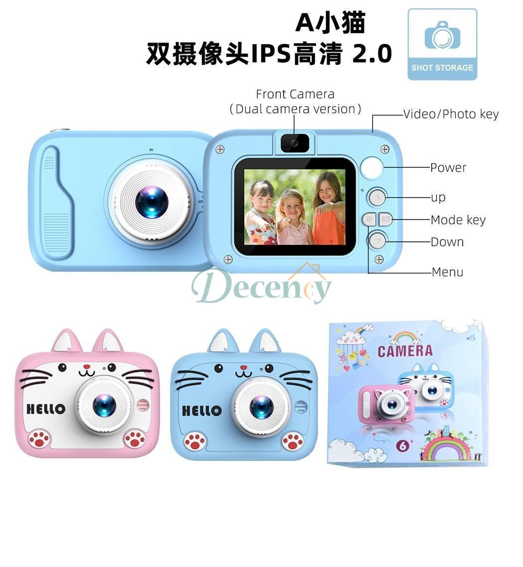 Kids Cat Silicon Shell Digital Camera