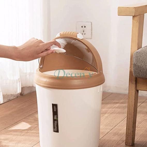 Fancy dustbin with acrylic cover