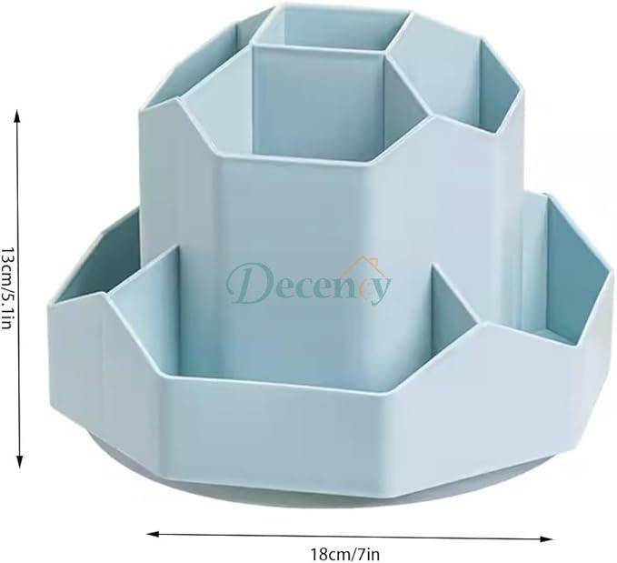 Chic Rotating Makeup Organizer360° Rotating Cosmetic Storage for Effortless Organization