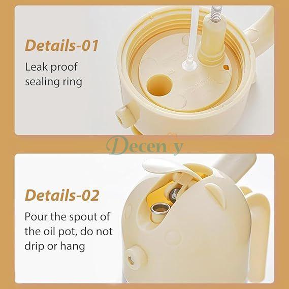 Oil Sprayer Bottle with Pour Spout Olive Oil Dispenser
