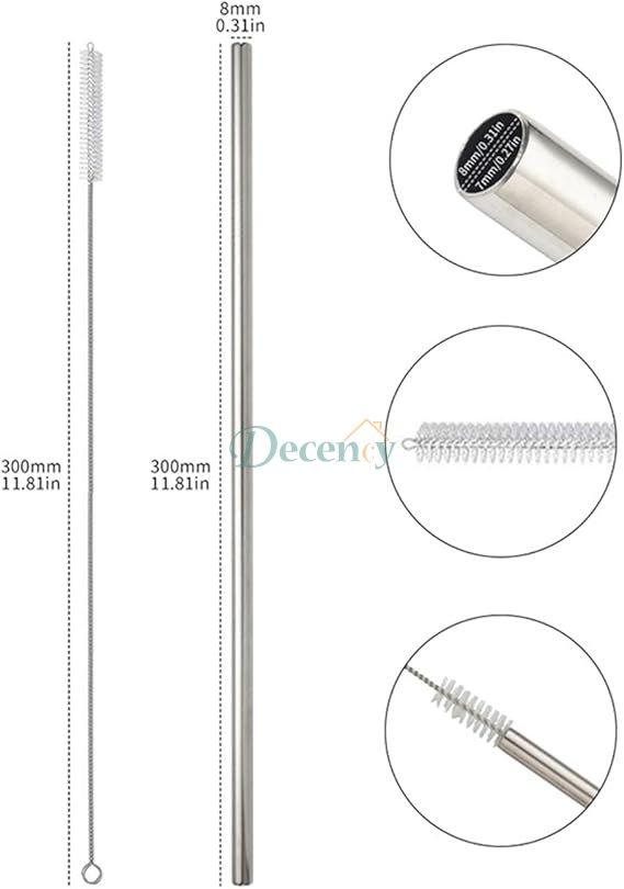 Stainless Steel Stanley Tumblers Straw ( Without Brush )