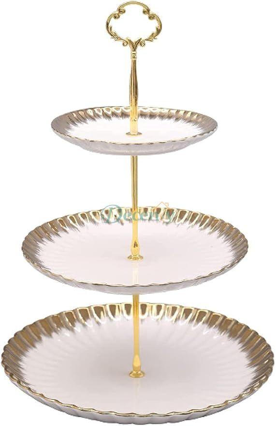3 Layer, Reusable Round Cake Stand - Fruit Display