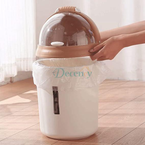 Fancy dustbin with acrylic cover
