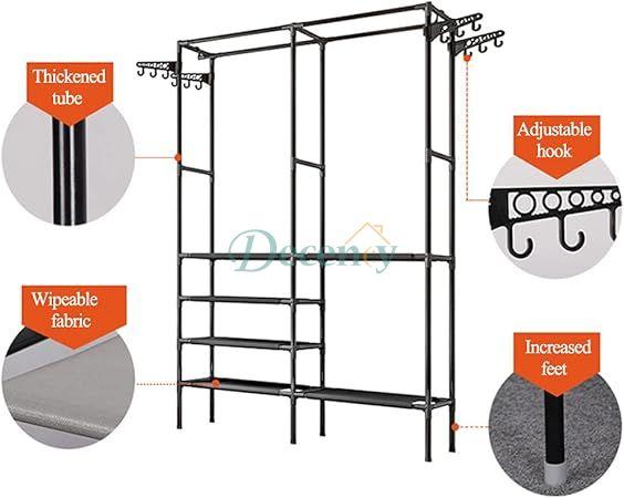 Metal Garment Rack Clothing Hanging Rack