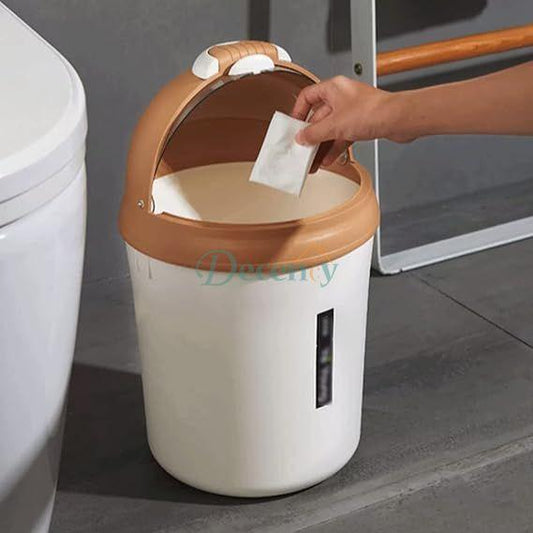 Fancy dustbin with acrylic cover