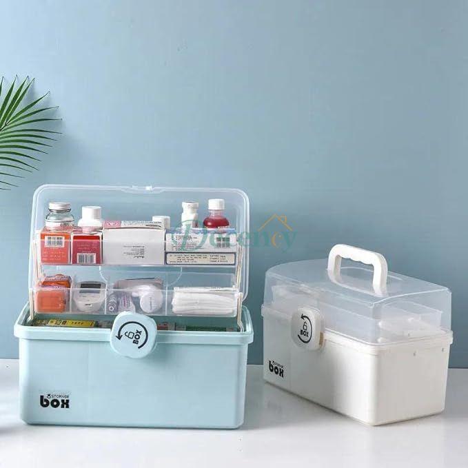 Multifunctional Medicine Cabinet with Storage Boxes
