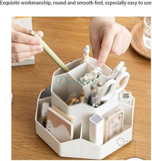 Chic Rotating Makeup Organizer 360° Rotating Cosmetic Storage – Stylish & Functional