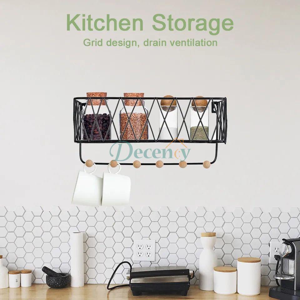 Criss-Cross Wall Utility Shelf - Decency