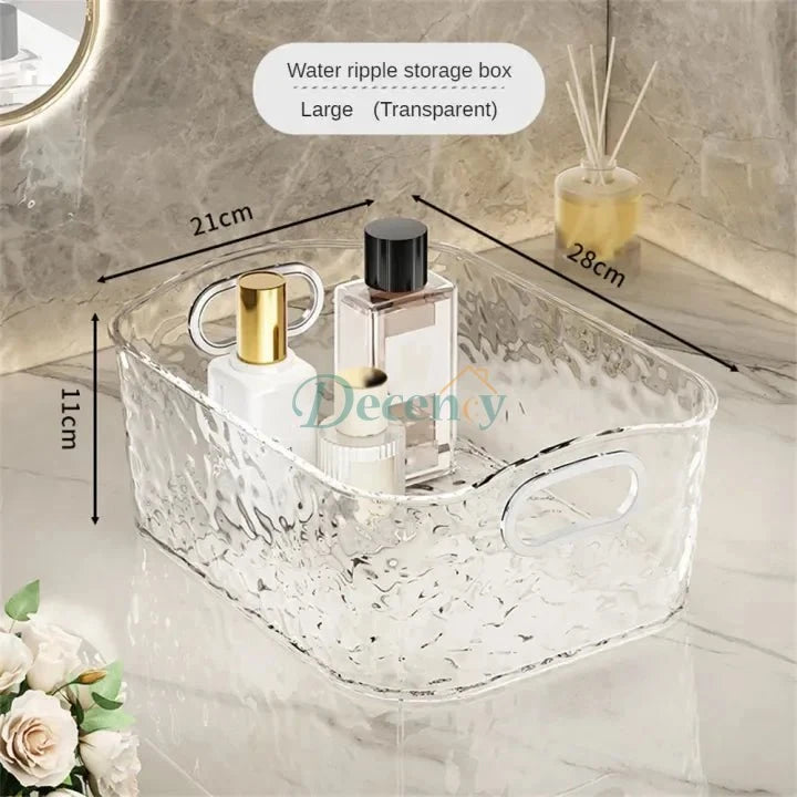 Acrylic glacier organizing tray