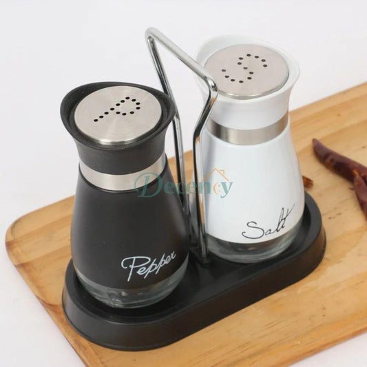 Kitchen Glass Salt And Pepper Dispenser