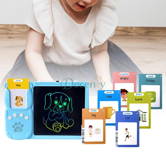 2 in 1 Flash Card & Lcd Writing Tablet