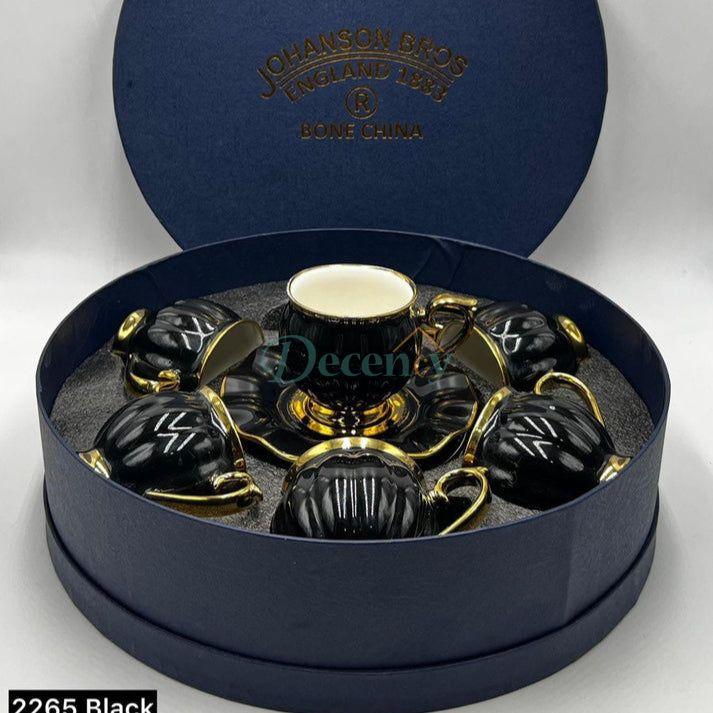 Cup and Saucer Collection – 12 Pcs Set