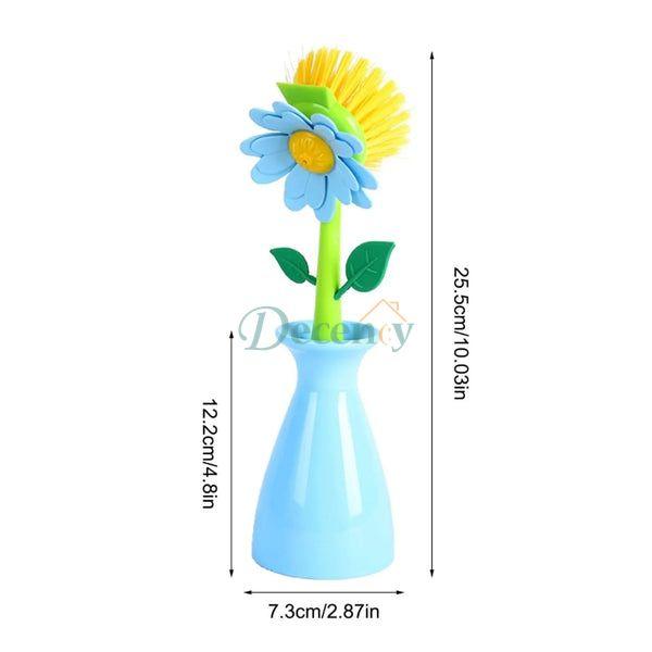 Flower Shape Cleaning Dish Brush