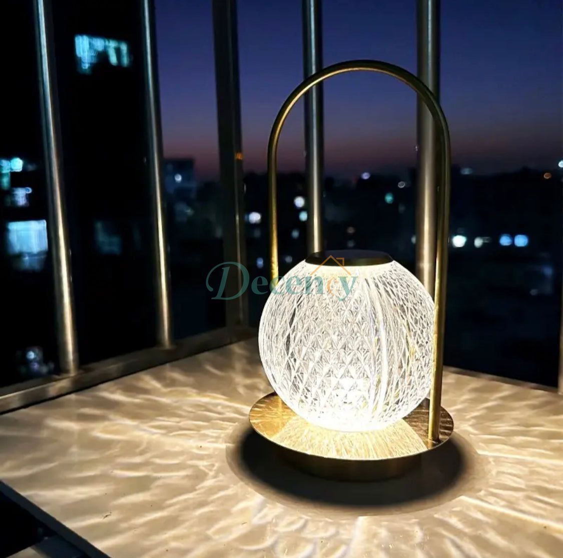Crystal Ball Table Lamp