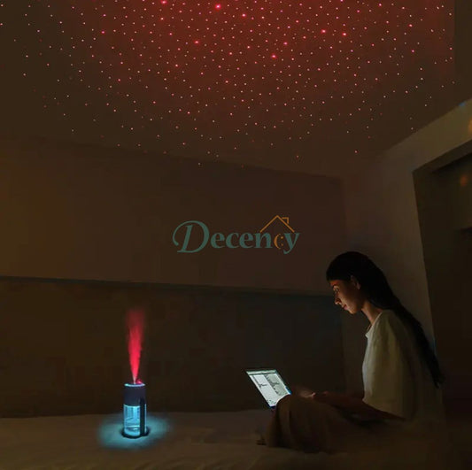 Mini Air Humidifier with Starry Sky Lights