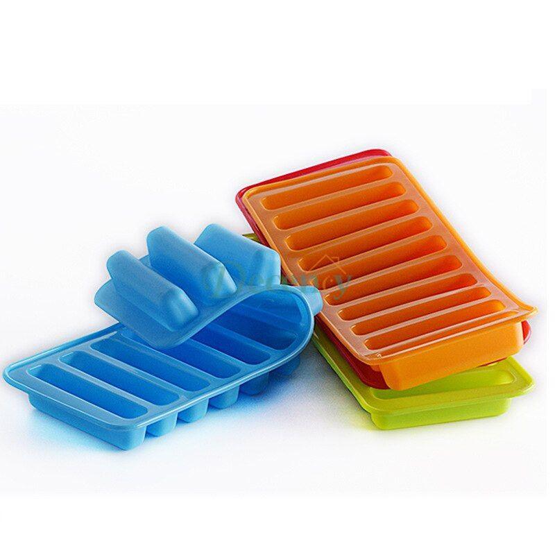 10 Grids Silicone Ice Cue Tray Mold Long Strip Ice Cube - Decency