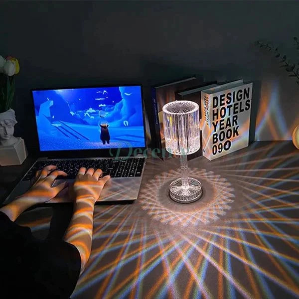 Crystal Colour Changing Lamp (16 Colors) - Decency