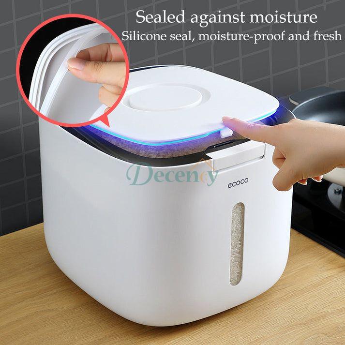 10Kg Rice Storage Box Rice Cylinder - Decency