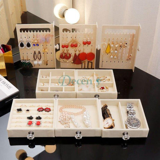 Large Capacity Jewellery Storage Box, Transparent Display Stand - Decency