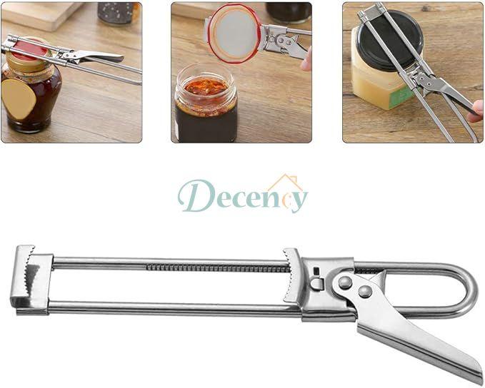 Adjustable Multifunctional Stainless Steel Can Opener