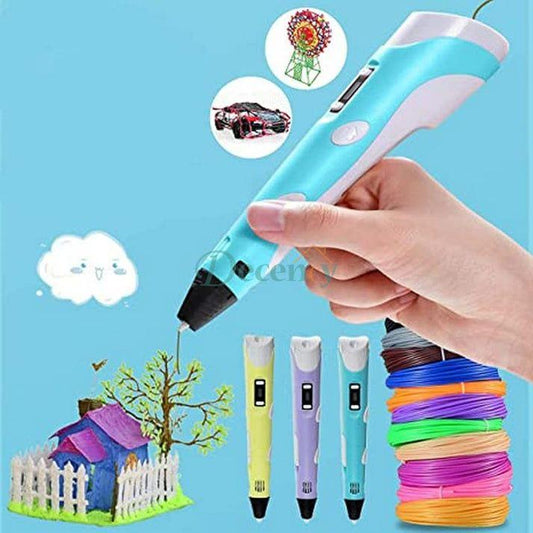 Intelligent 3d Pen With Led Display (Rechargeable) - Decency