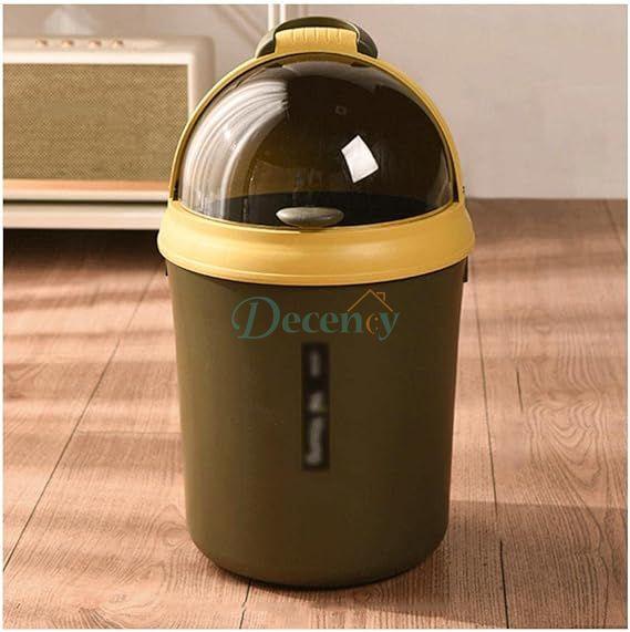 Fancy dustbin with acrylic cover