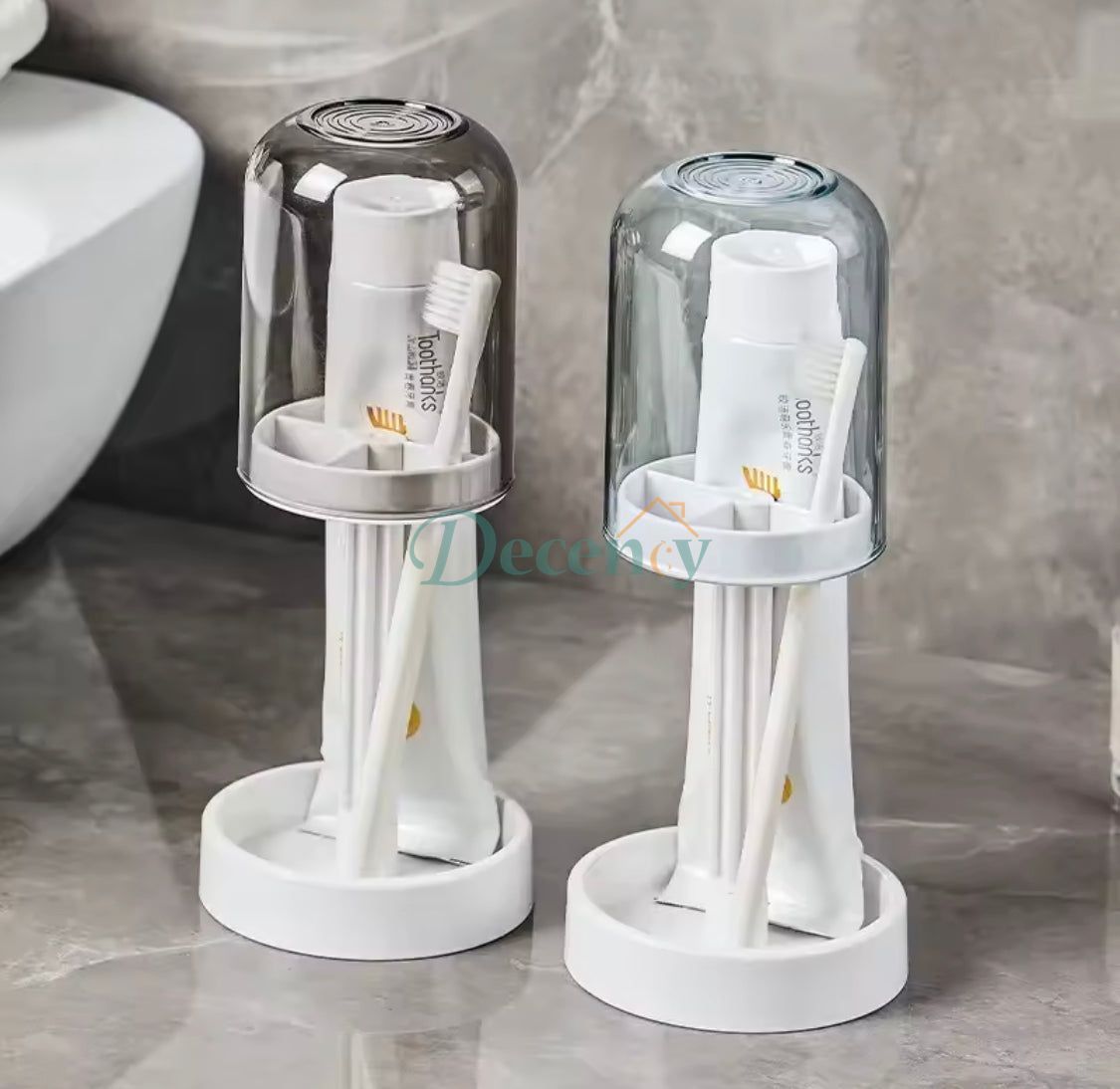 Toothbrush Holder With Dust Cover